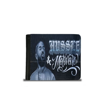 Image of Hussle Motivator Men's wallet - fleshirose