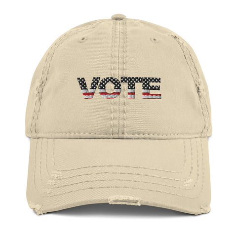 Image of Distressed Dad Hat - fleshirose