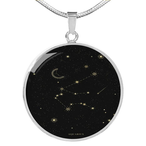 Image of Aquarius Zodiac Constellations - fleshirose