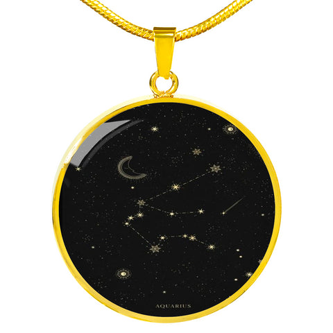 Image of Aquarius Zodiac Constellations - fleshirose