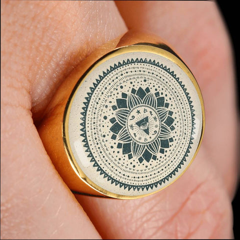 Image of Mandala Ring - fleshirose