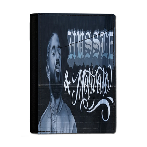 Image of Hussle Motivator Passport Holder - fleshirose